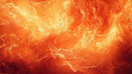 Aufkleber - Captivating abstract representation of fiery orange and red colors creating a sense of energy and warmth