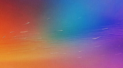 Aufkleber - Vibrant Abstract Background with Blurred Color Stripes and Smooth Gradients in Bright Rainbow Hues with a grainy gradient abstract noise texture vibrant Background banner wallpaper backdrop