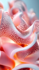 Poster - Layers of abstract digital structures emerge, mimicking the delicate curvature and vibrant hues of coral. This artwork invites viewers into a fluid underwater world, awakening imagination and wonder