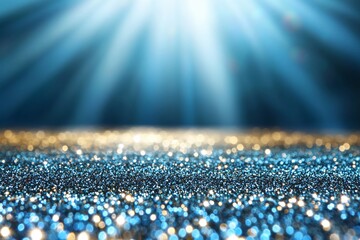 Poster - Abstract glitter background with spotlight