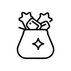 Poster - Bag full of deals showcases savings and treasures in a colorful vector design for promotions and shopping events