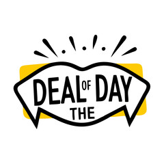 Poster - Catch the best savings with today's deal of the day in a vibrant icon style for your promotions or advertisements