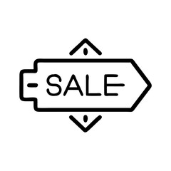 Poster - Prominent sale sign in vector format indicating discounts and promotions for retail shopping events