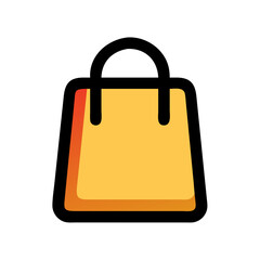 Poster - Vector icon representing a shopping bag design, perfect for retail and e-commerce applications