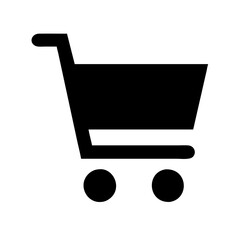 Poster - Shopping cart icon designed for seamless online retail experiences, representing convenience in consumer purchasing