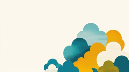 Poster - Abstract Cloud Design Representing AI Security Enhancements with Firewall Defense Elements for Technology Concepts