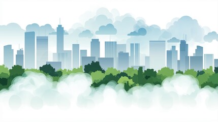 Poster - AI-Powered Urban Monitoring System Analyzing Traffic in Modern City Landscape with Greenery