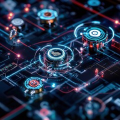 Poster - futuristic software tools transforming development workflows.