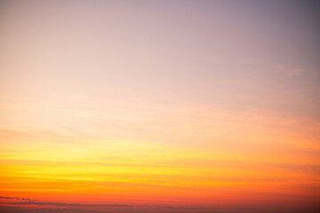 Wall Mural - sky,sunset, beautiful , luxury soft gradient orange gold clouds and sunlight on the blue sky perfect