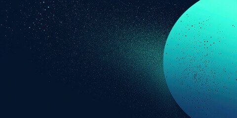 Wall Mural - Blue background with a large blue circle in the middle