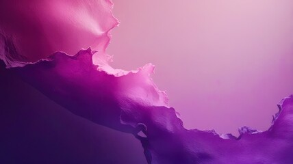 Wall Mural - Purple and pink wave with a purple background