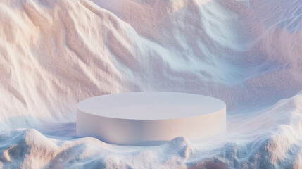 Poster - Elegant abstract background with podium for minimalistic product display design
