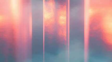 Aufkleber - Abstract background with blurry lights and soft colors for modern design concepts