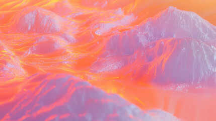 Poster - Dynamic abstract background with bubbling lava textures for eye-catching design