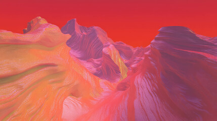 Poster - Vibrant abstract background featuring bubbling lava textures for creative design projects