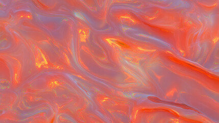 Poster - Iridescent liquid abstract background with vibrant swirl patterns for design and decoration