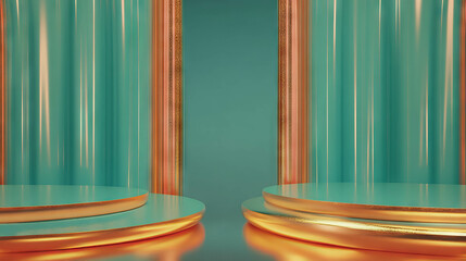 Aufkleber - Modern abstract background with interconnected structures for design