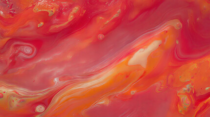 Poster - Vibrant abstract background with bubbling lava textures for creative design