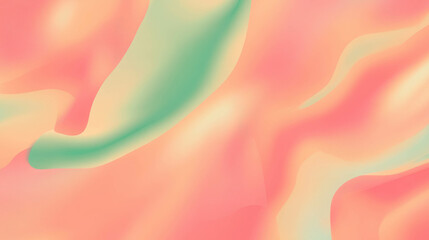 Poster - Abstract organic flowing lines with soft pastel colors for artistic design