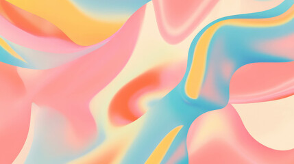 Poster - Vibrant abstract background with flowing organic lines for modern design