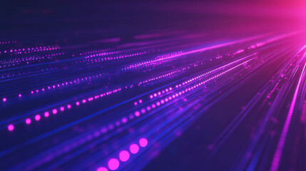 Poster - Futuristic abstract background with intersecting neon lines and light effects