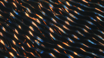 Poster - Abstract light threads weaving dynamic background design for creative inspiration