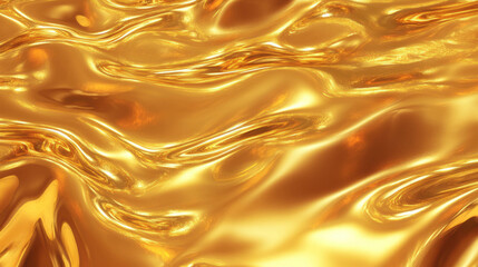 Poster - Abstract liquid gold texture background for design and art projects
