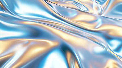 Poster - Metallic abstract background with enhanced reflections for modern design