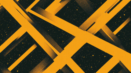 Aufkleber - Dynamic geometric abstract background with sharp lines and contrasting colors for modern design