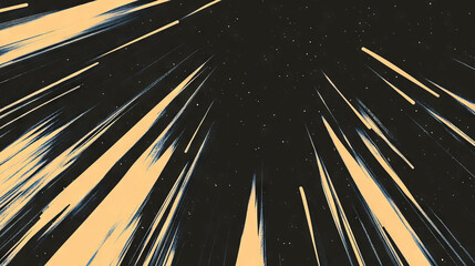 Poster - Dynamic abstract background with sharp lines and contrasting colors for modern design
