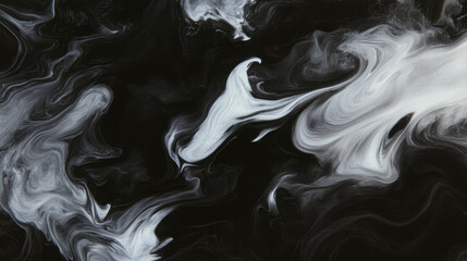 Poster - Abstract swirling patterns of light with dark background for visual design and aesthetic projects