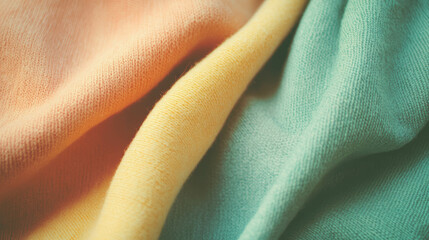 Poster - Abstract fabric background with soft pastel textures for creative design