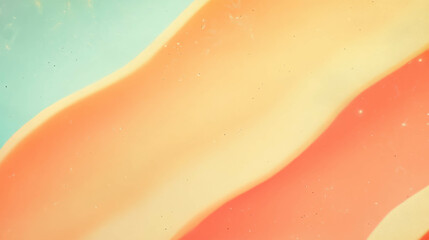 Poster - Colorful abstract background with wavy gradient and textured paper design