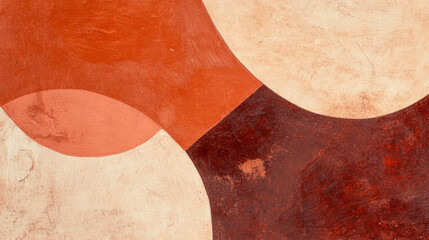 Poster - Abstract textured wood grain background in earthy tones for creative design