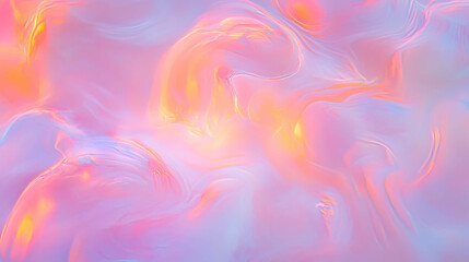 Poster - Dreamy abstract watercolor background with soft pastel stains for creative design