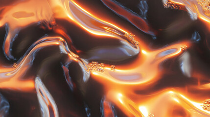 Poster - Abstract liquid glass texture with vibrant colors for design inspirations