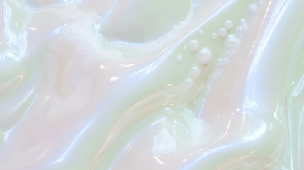 Fototapete - Milky white liquid latex texture for creative design projects