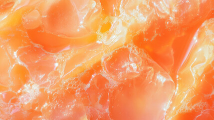 Poster - Elegant and clean close-up texture of vibrant orange surface for design and backgrounds