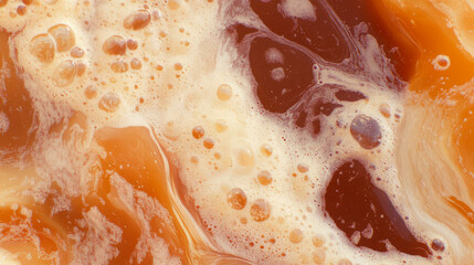 Poster - Elegant and clean root beer texture for beverage design