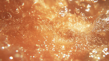 Poster - Sparkling gold surface enhancing elegant and clean texture for creative designs