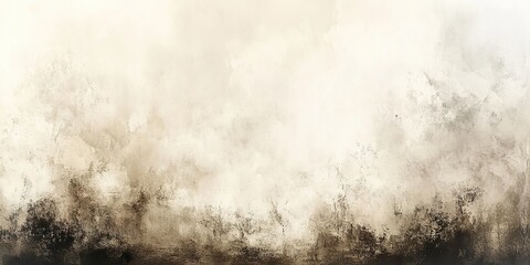 Poster - Abstract landscape with soft textures and muted tones creating a serene atmosphere