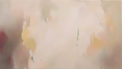 Poster - soft neutral abstract painting with beige, cream, and muted earth tones, textured artistic background for modern interior