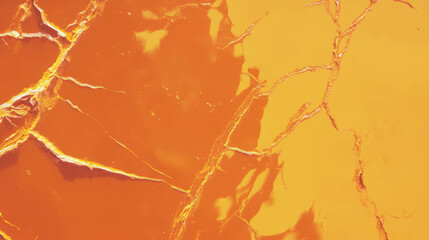 Poster - Burnt orange rust texture with flaky surface for design and background