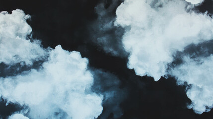 Aufkleber - Dreamy cloud overlay texture with abstract soft shapes for creative design projects