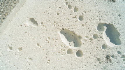 Aufkleber - Abstract overlay texture of scattered concrete dust for design applications