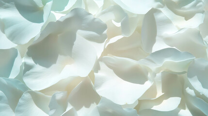 Aufkleber - Overlay texture of delicate scattered flower petals for design projects