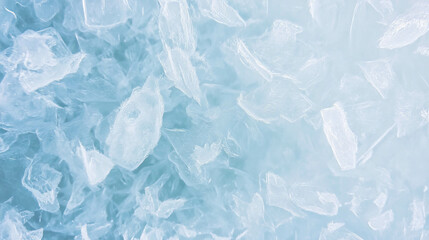 Poster - Delicate frost patterns on glass window for winter design and texture overlay