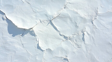 Poster - Fine cracks on textured white paint surface for background design