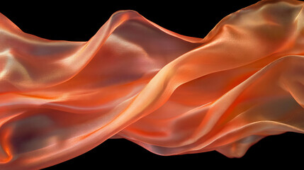 Poster - Elegant flowing silk fabric texture for background or design projects