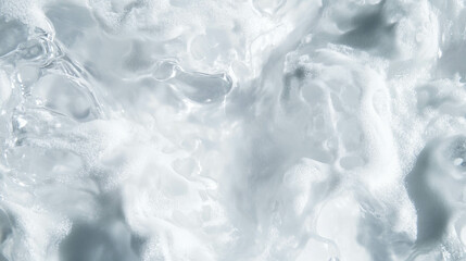 Poster - Intricate frost patterns on glass surface for winter design concepts